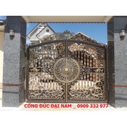 Cổng đúc đặc trọn bộ _Công trình c Út Trảng Bàng _Tây Ninh
